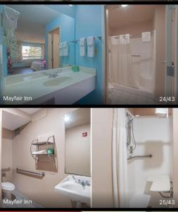 Koupelna v ubytování Mayfair Inn