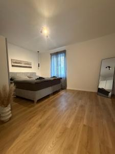 Ένα ή περισσότερα κρεβάτια σε δωμάτιο στο Wohnung Schwerte