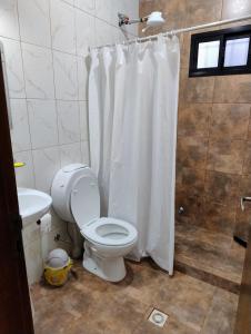 Koupelna v ubytování Haus Eldorado + 3 fotografie