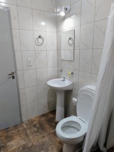 Koupelna v ubytování Haus Eldorado