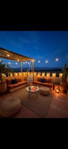 Χώρος καθιστικού στο Villa Dar Hamza Marrakech