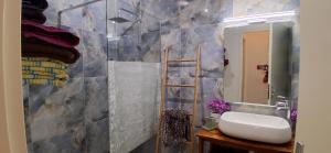 Koupelna v ubytování Les Gites Capra - Papaye + 43 fotografií