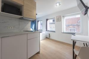 Kuchyň nebo kuchyňský kout v ubytování Apparthotel - Saint Gilles 32 + 11 fotografií