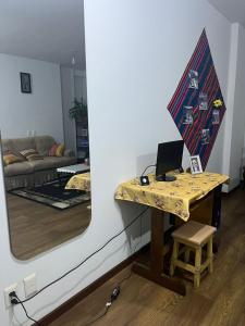 Et tv og/eller underholdning på Departamento Respiro de Altura