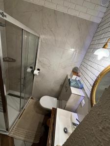 Koupelna v ubytování AgroStudio