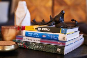 Biblioteket i feriehuset