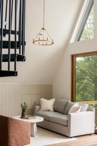 Posezení v ubytování A-frame 10 Min to Downtown Durango