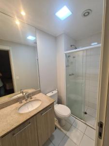 Et badeværelse på Moderno, Confortável , Bem Localizado + 16 billeder