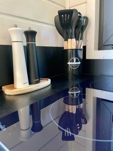 Køkken eller tekøkken på Tiny Silent House