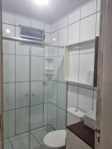 Et badeværelse på Casa Temporada Torres