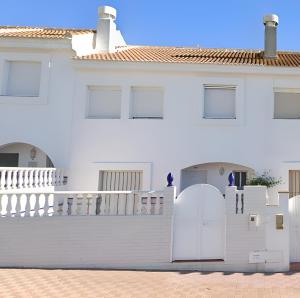 Ban công/sân hiên tại Casa playa primera linea Matalascañas