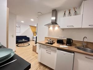 Køkken eller tekøkken på Paris 24 - Studio calme, cosy proche centre Reims