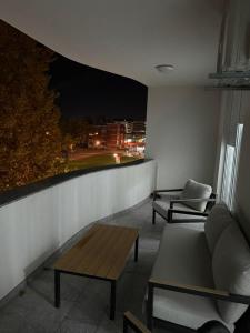 Khu vực ghế ngồi tại Apartman welsh