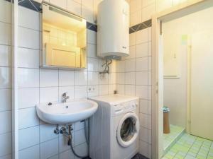 Koupelna v ubytování Landhaus Rangersdorf