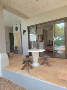 Posezení v ubytování Samui river