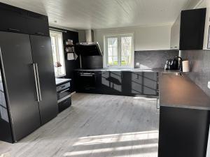 Kuchyň nebo kuchyňský kout v ubytování Bolig sentralt på Røros