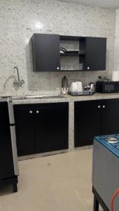 Kuchyň nebo kuchyňský kout v ubytování Serenity by Feliho House