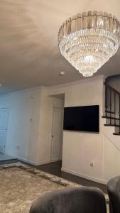 TV a/nebo společenská místnost v ubytování Hotel Turist Samarkand