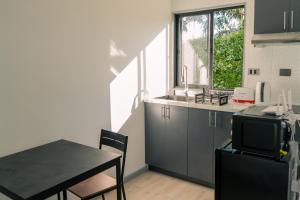 Køkken eller tekøkken på Cabañas Callihue