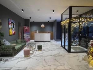 Lobbyen eller receptionen på Luxury duplex with mountain views, new gudauri