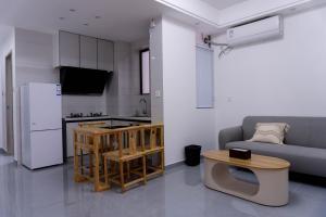 Køkken eller tekøkken på A Letter from the Sea Breeze