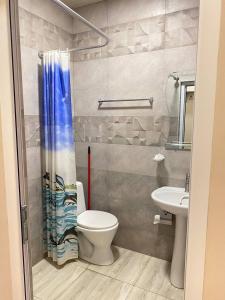 Koupelna v ubytování Nigatun Hotel