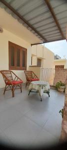 En balkon eller terrasse på Roda House - a boutique homestay in Bikaner