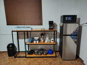 Kuchyň nebo kuchyňský kout v ubytování Sunset Room El Tunco - Surf City - H7