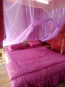 Giường trong phòng chung tại The Two Tigers - Sok San Village