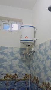 Koupelna v ubytování Hotel Sudur