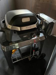 una griglia posta sopra un supporto con apertura di citrus house a Wakayama Altre 40 foto