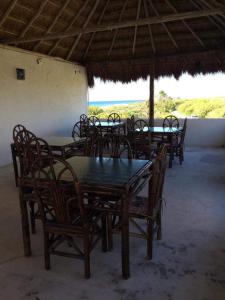 Restoran või mõni muu söögikoht majutusasutuses Casa Amor Pto Morelos