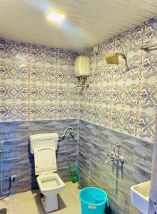 ein Badezimmer mit Toilette und Waschbecken in der Unterkunft empire villa in Malavli + 28 Fotos