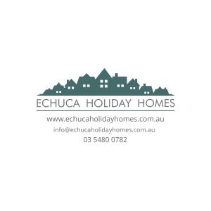 Et logo, certifikat, skilt eller en pris der bliver vist frem på Kabinga Kottage - Echuca Holiday Homes