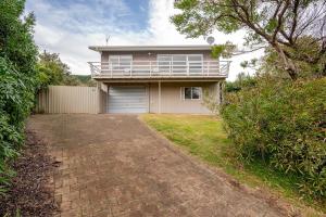 Bygningen som feriehuset ligger i