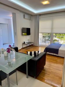 Giường trong phòng chung tại Villa 56 Luxury apartments +70 ảnh