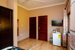 Kuchyň nebo kuchyňský kout v ubytování Cactus Creek Hotel