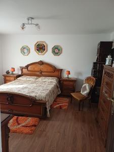 Postel nebo postele na pokoji v ubytování Casa Sulfina + 22 fotografií