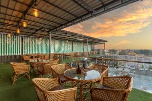 Balkón nebo terasa v ubytování Soni Arena Hotel