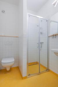 Koupelna v ubytování Hotel Rusava 2 depandance