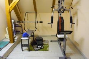 Fitness centrum a/nebo fitness zařízení v ubytování Frühstückspension Gasthof Gesslbauer