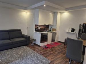 Η κουζίνα ή μικρή κουζίνα στο Eigenes Appartment 2 Zimmer nähe Frankfurt