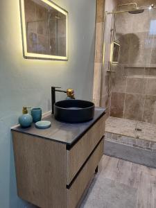 Ένα μπάνιο στο Gite Vallée et Semoy