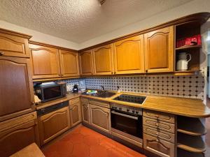 Køkken eller tekøkken på Haus Aktiv Garten2