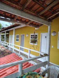 Ban công/sân hiên tại Suíte Tropicália