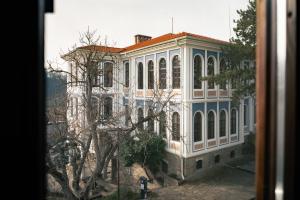 Bygningen som pensionatet ligger i