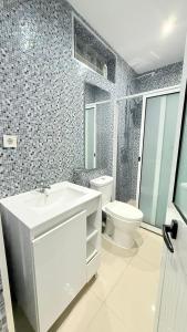 Koupelna v ubytování Morabeza Home