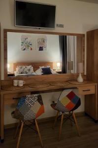 TV a/nebo společenská místnost v ubytování Pokoje Gościnne U Anny