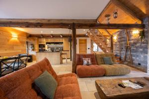 Posezení v ubytování Chalet - Les Fermes de Céline - Barcelonnette