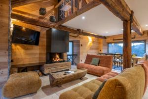 Posezení v ubytování Chalet - Les Fermes de Céline - Barcelonnette